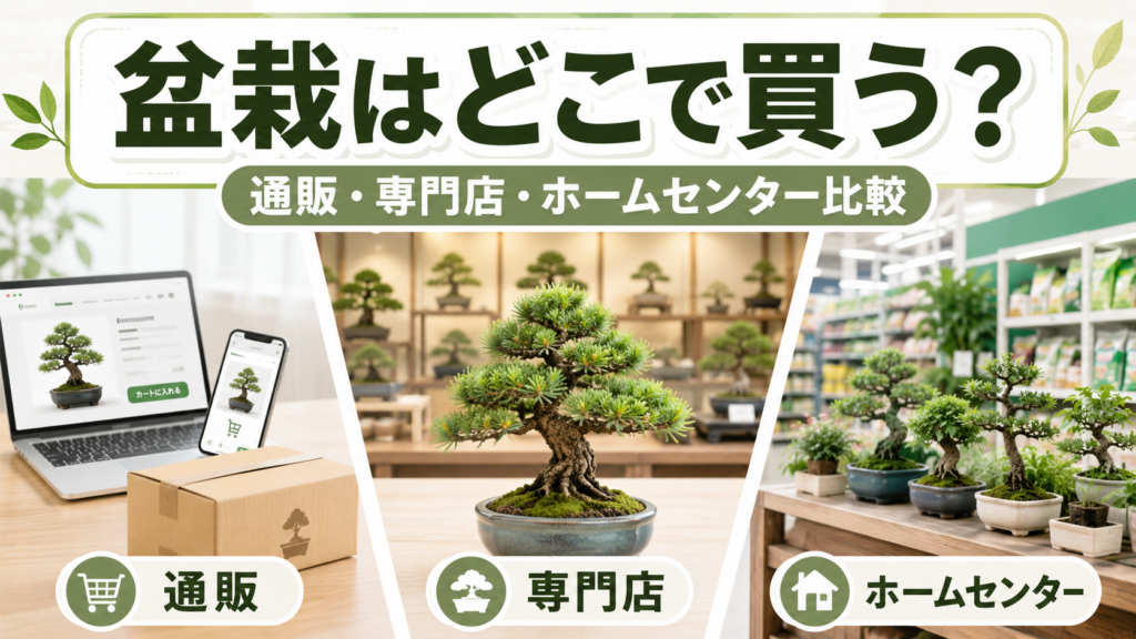 盆栽はどこで買う？