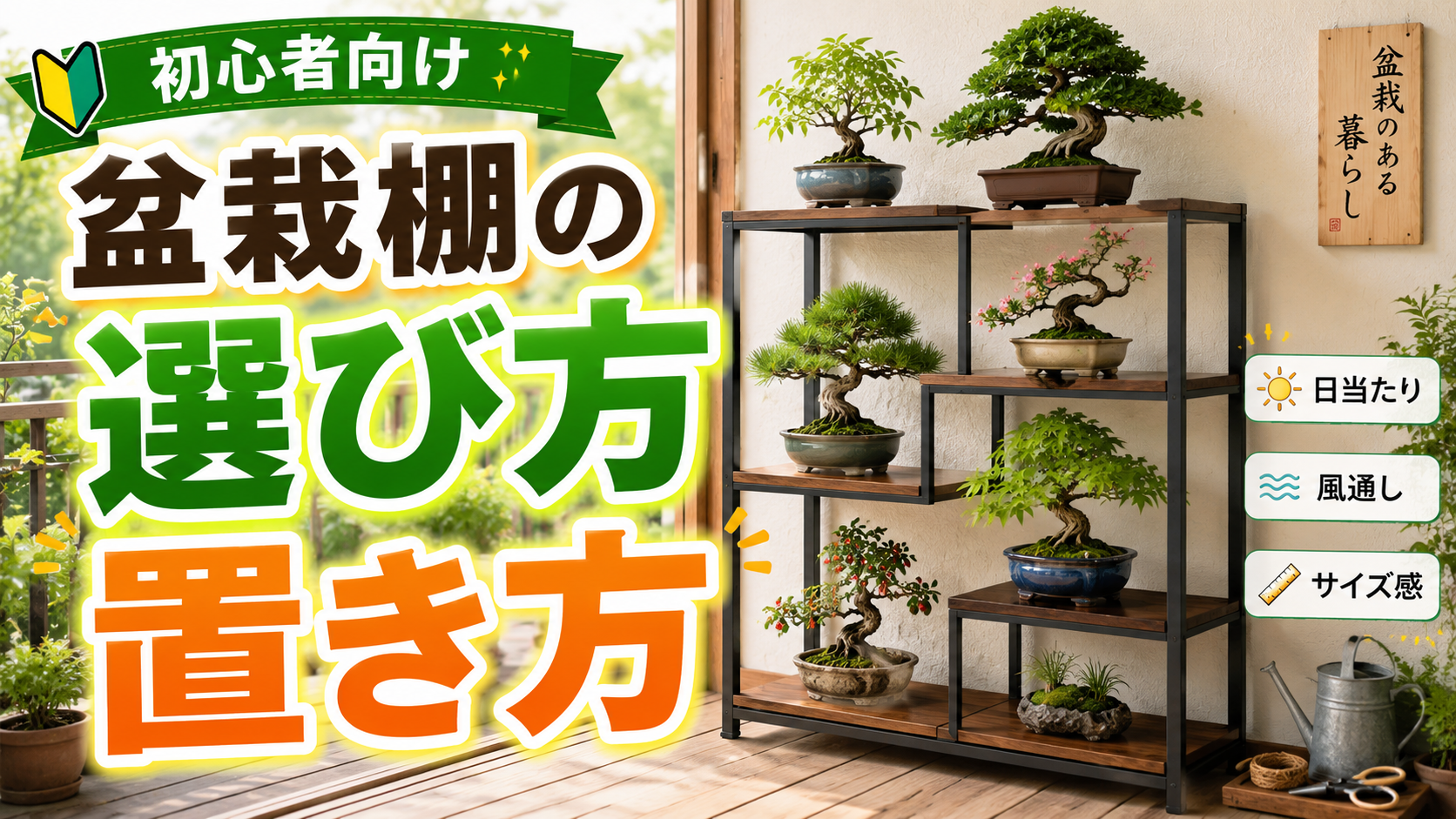 盆栽棚の選び方