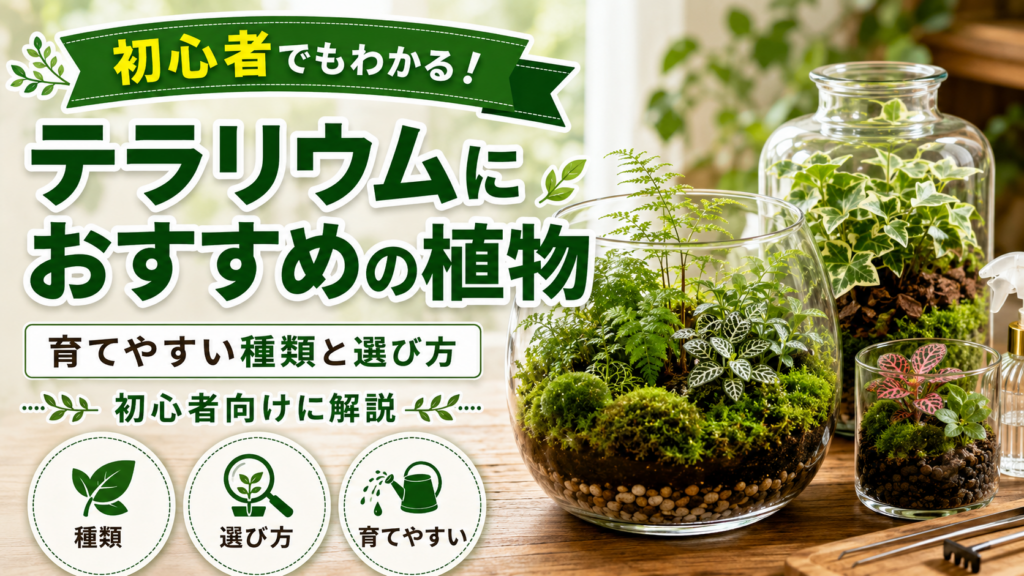 テラリウムにおすすめの植物