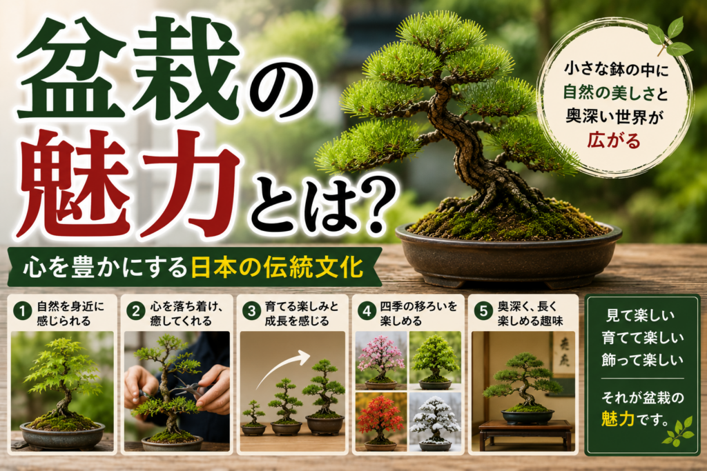 盆栽の魅力とは
