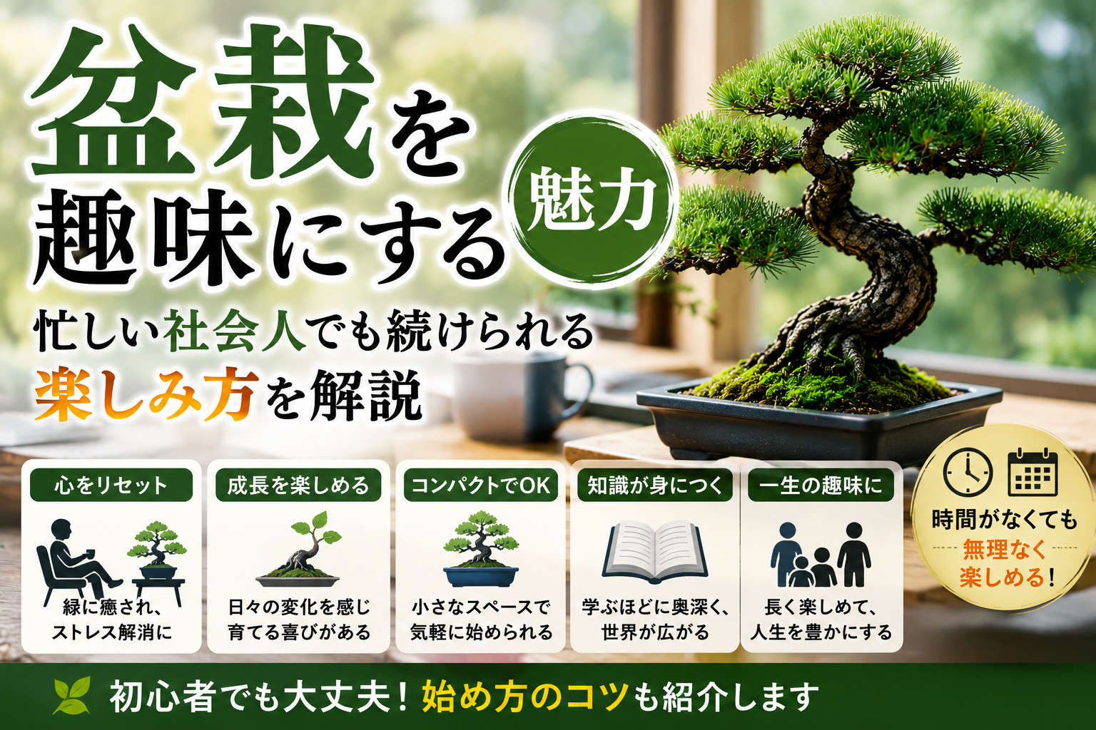 盆栽を趣味にする魅力