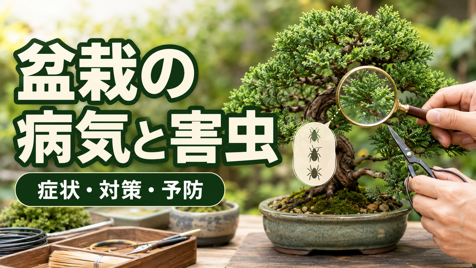 盆栽の病気と害虫