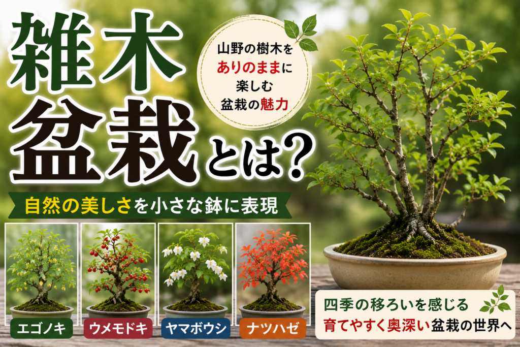 雑木盆栽とは