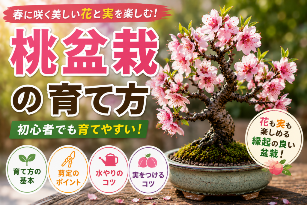桃盆栽の育て方