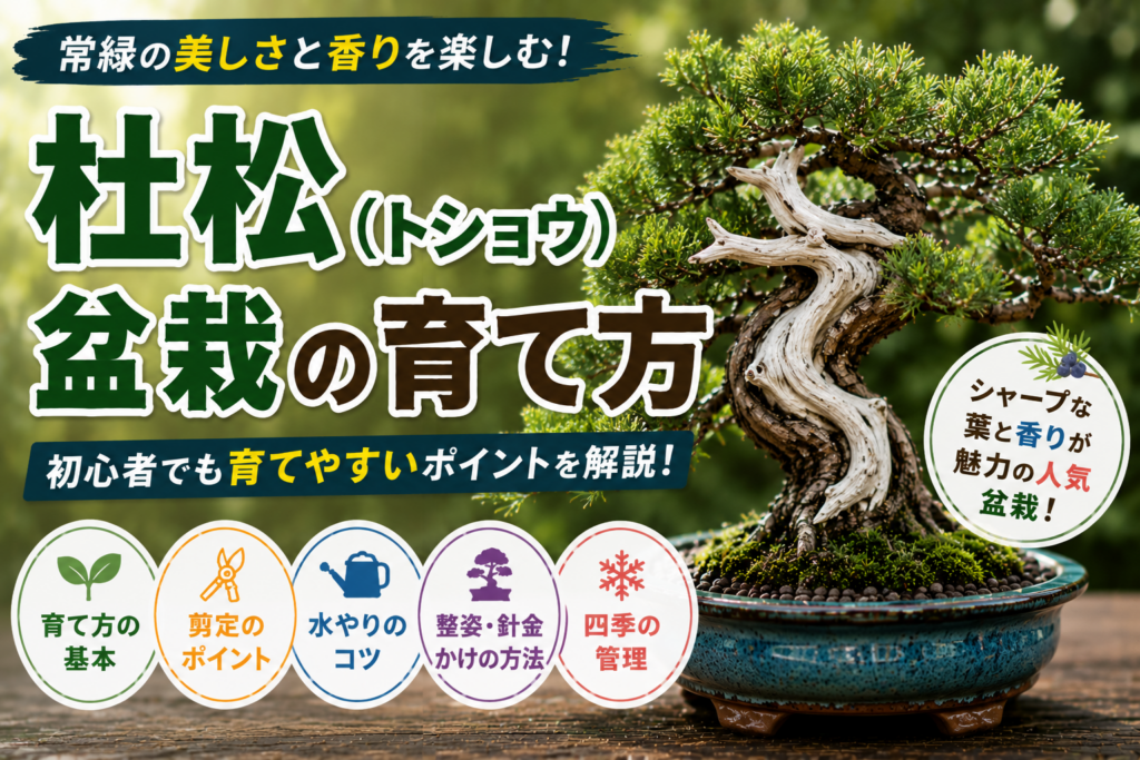 杜松（トショウ）盆栽の育て方