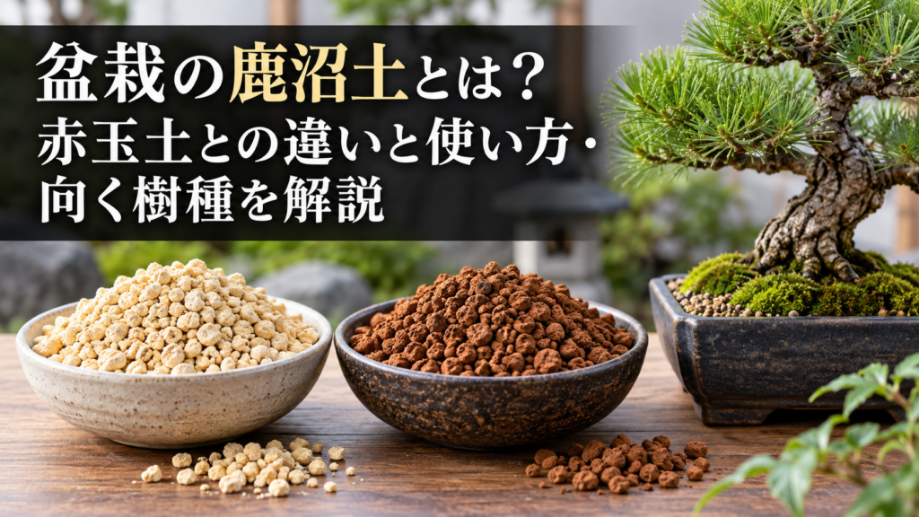 盆栽の鹿沼土と赤玉土の違い
