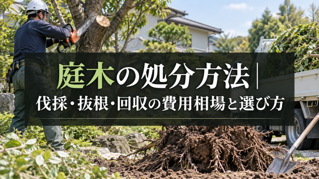 庭木の処分方法と費用相場