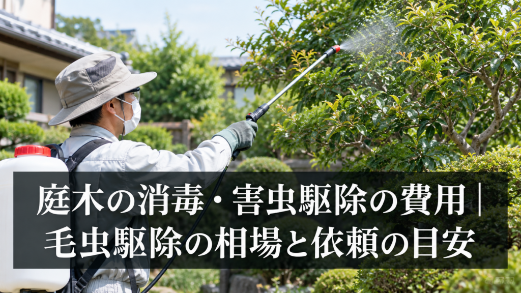 庭木の消毒・害虫駆除の費用相場