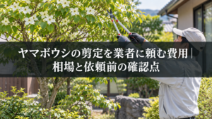 ヤマボウシの剪定を業者に頼む費用